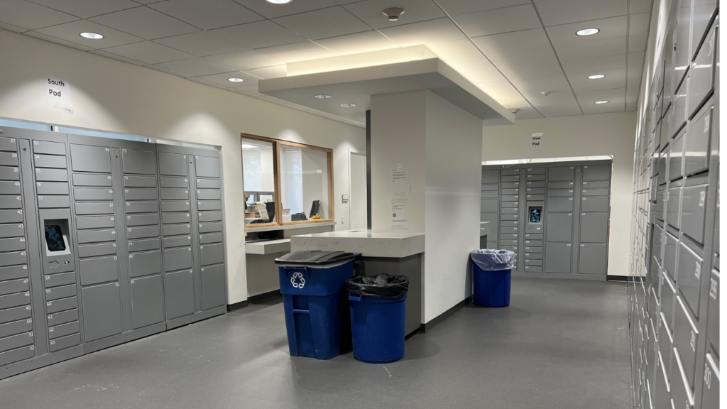Automated parcel lockers for university campuses