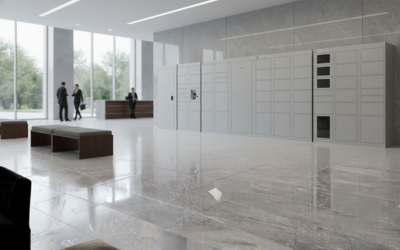 Smart lockers for government facilities